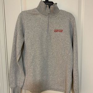 Gray quarter zip
